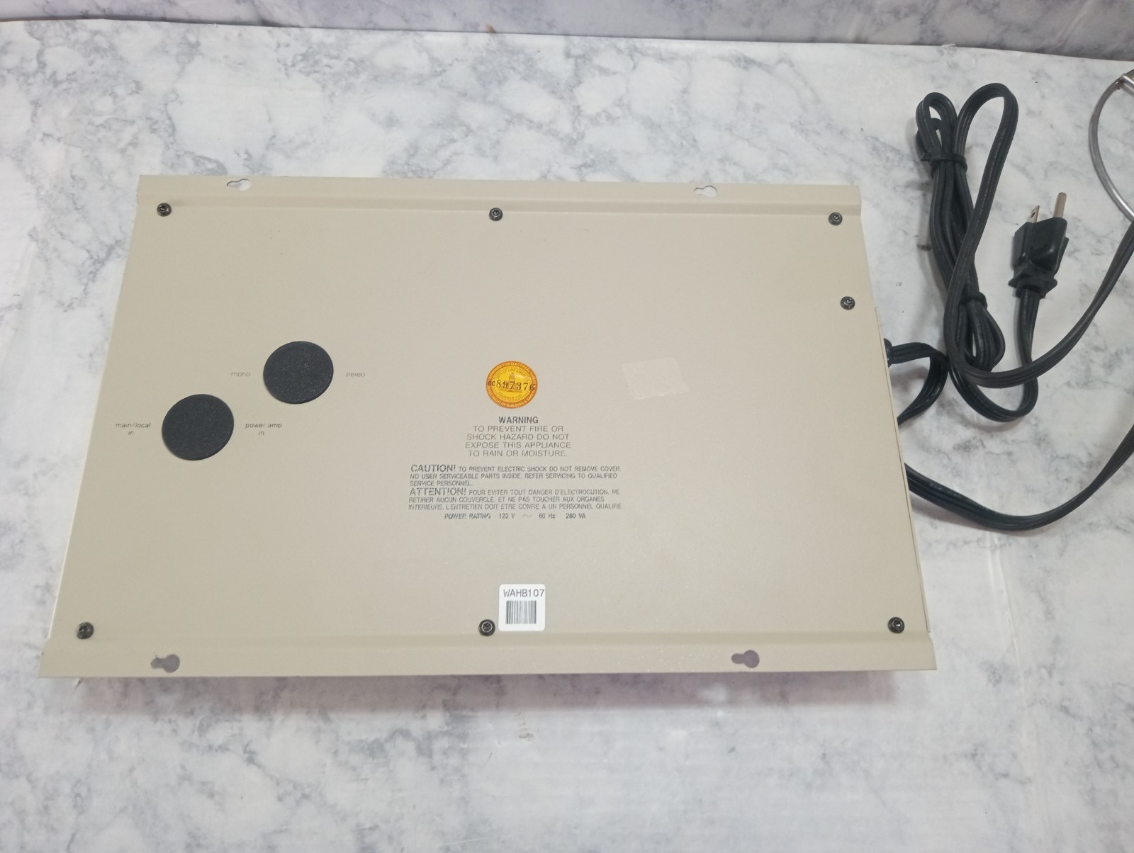 Soundstream Amplifier RA100 Mark lll With Connectors