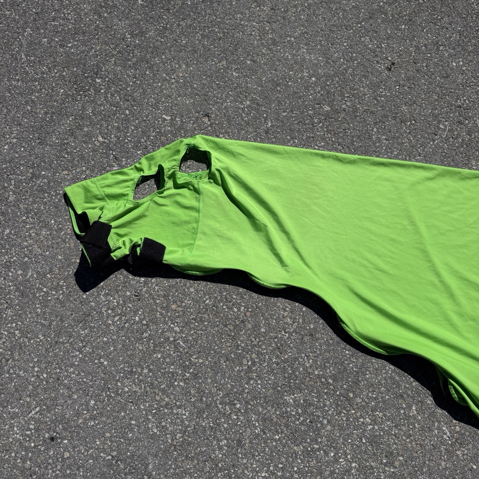 Large Green Horse Sleazy Hood