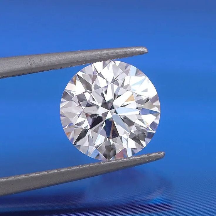 6Ct..Excellent Round Brilliant Cut Certified Clarity D Color Lab Grown Diamond