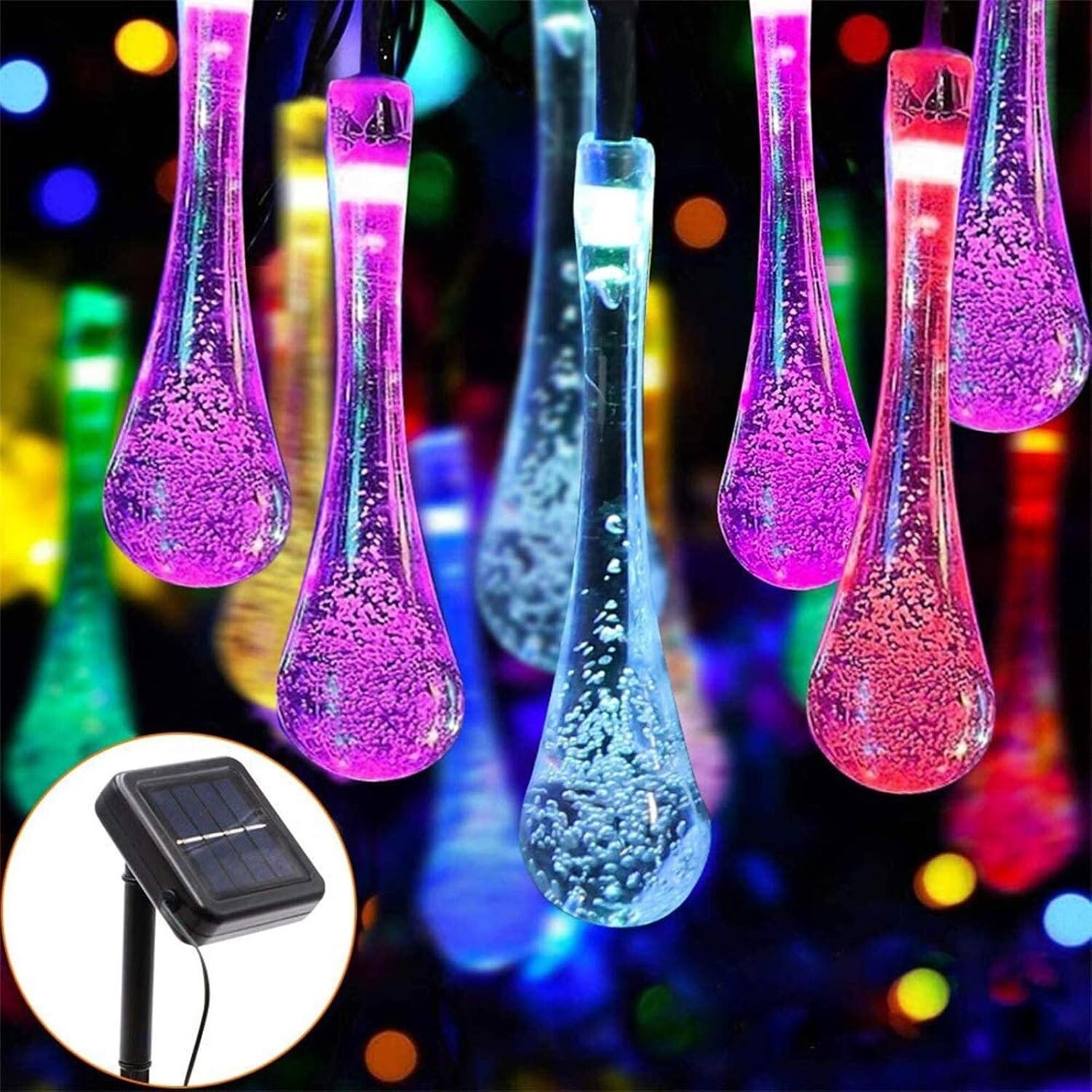 30 LED Solar String Lights Outdoor Waterproof Christmas Lights Yard Tree deco