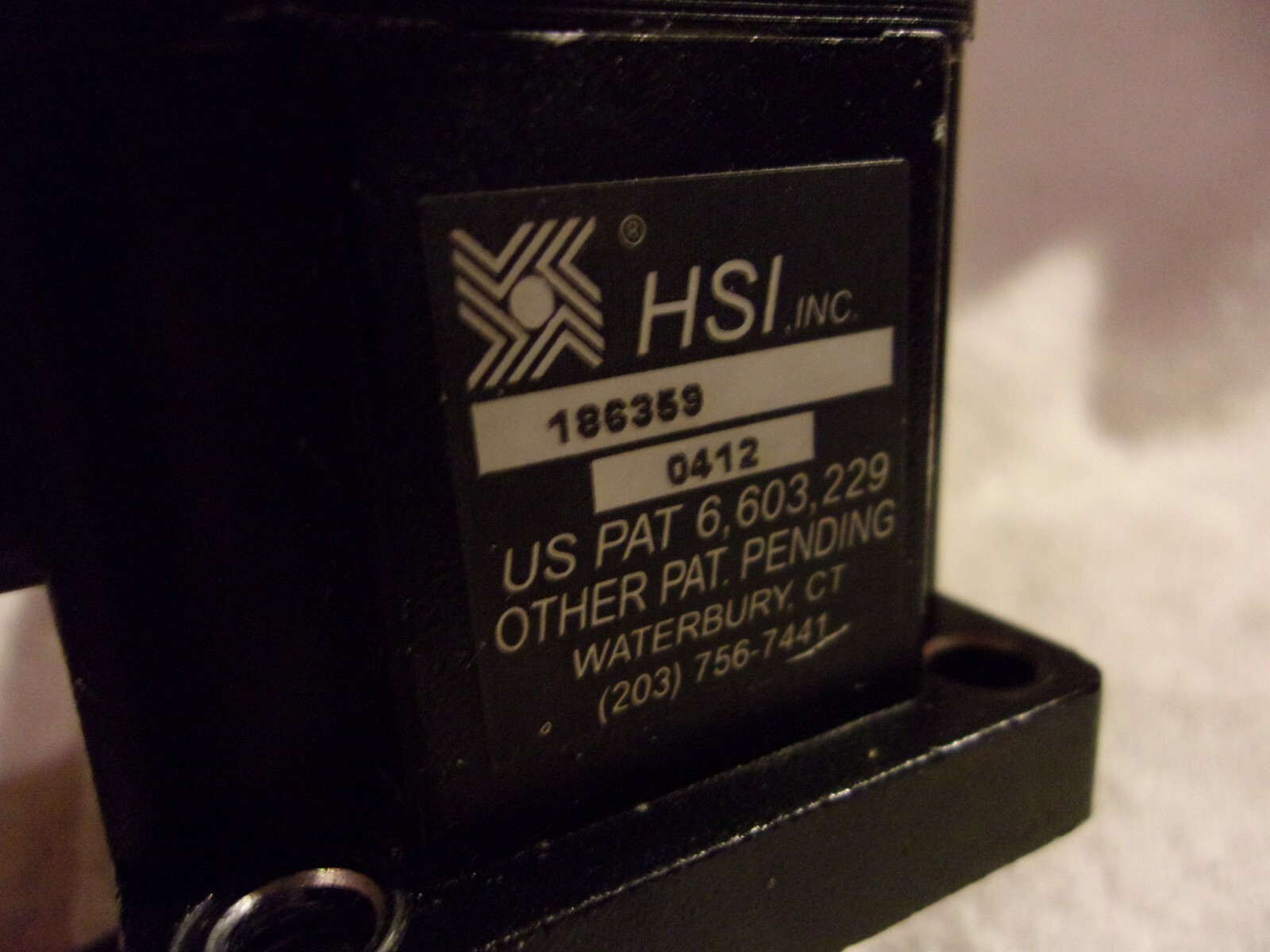 HSI SCREEN PRINTER MOTOR 186359