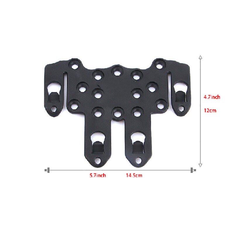 Tactical QC Chest Rig Panel & Holster Rail Mount