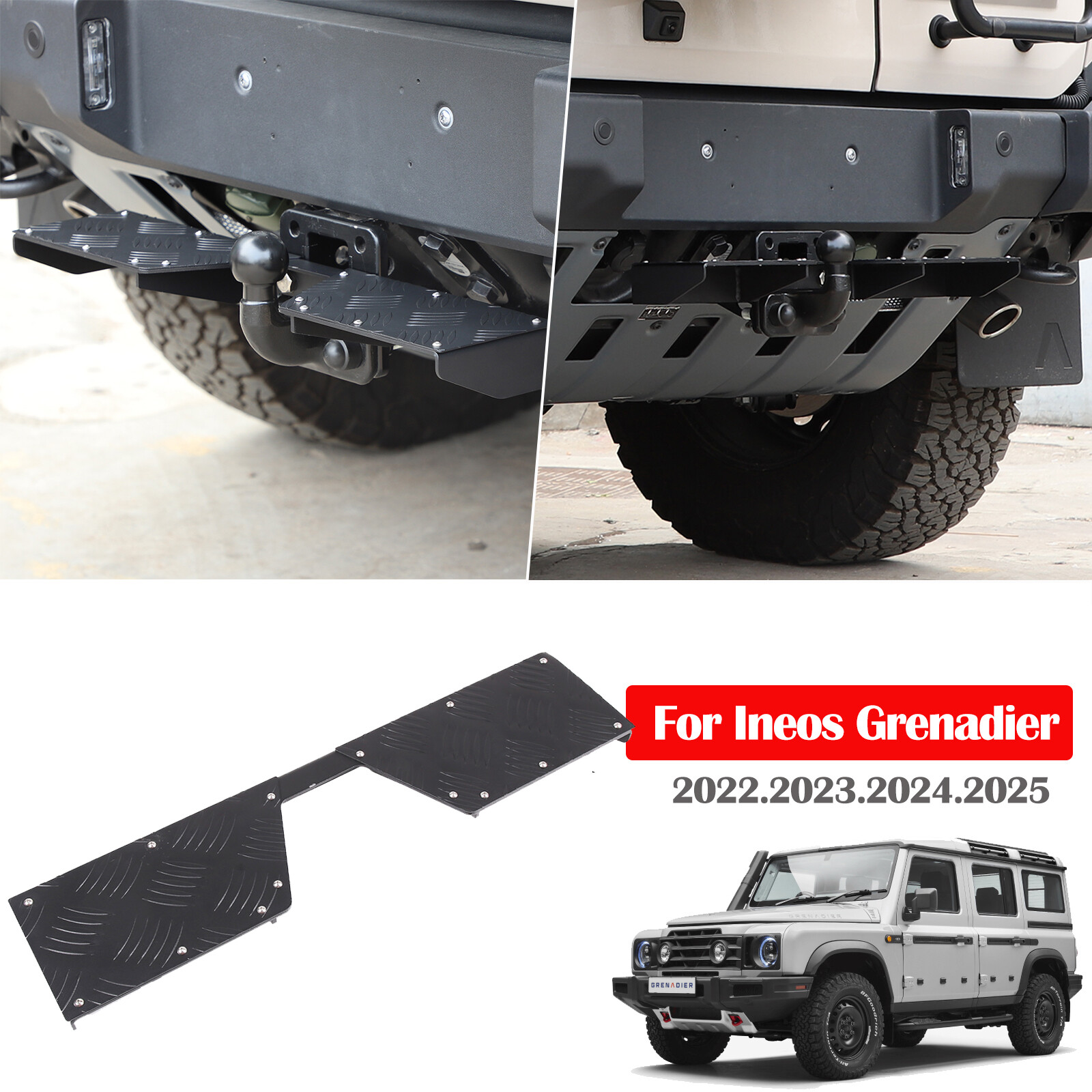 Step Hitch Mount Extension Truck Hitch Receiver For Ineos Grenadier2024-2027 US