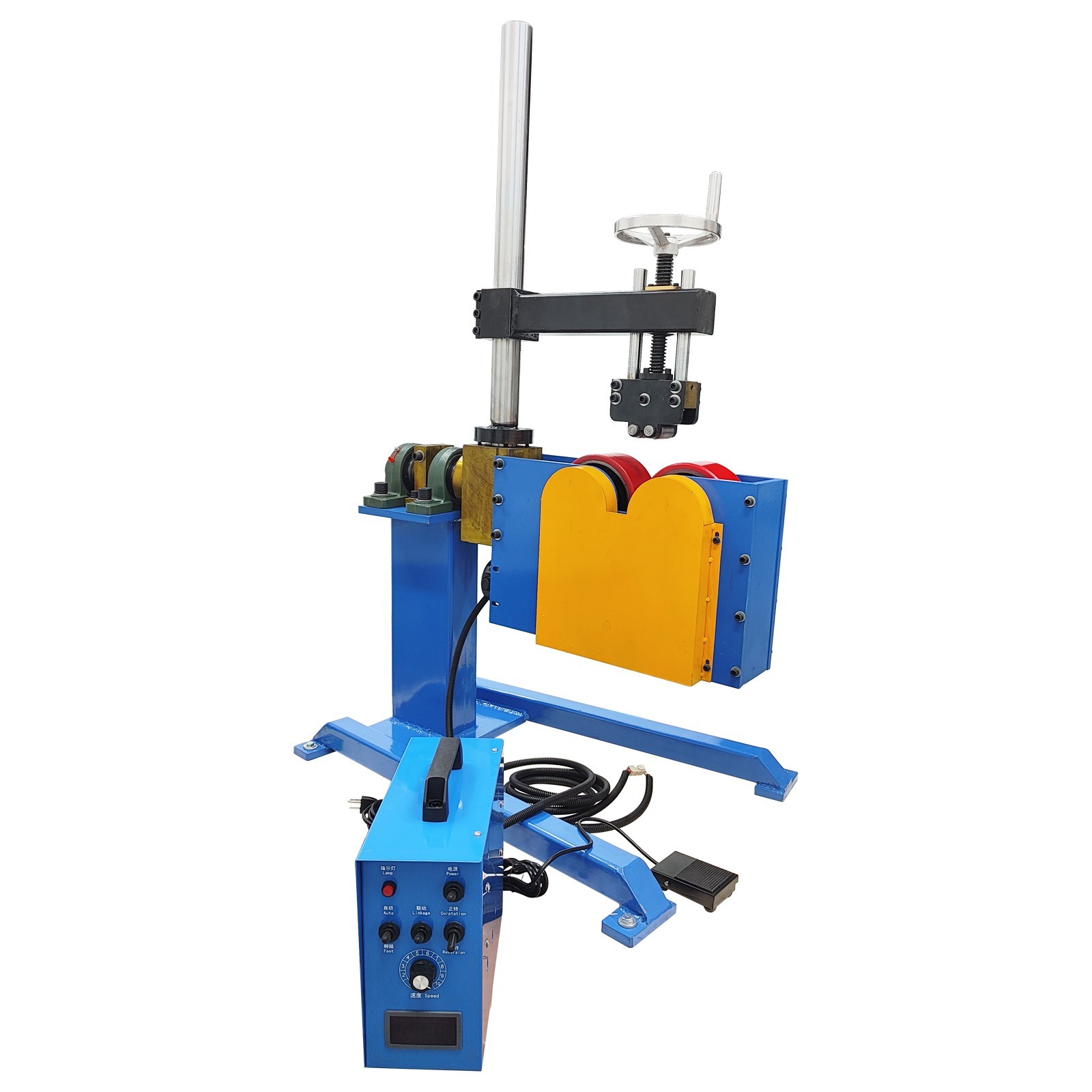 110V 660lb Welding Turning Roller Rack Press Wheel Type Welding Positioner