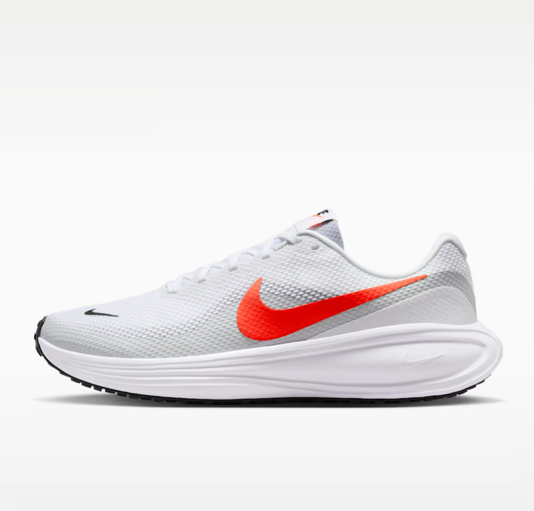 NIKE MEN'S REVOLUTION 8 RUNNING WHITE SHOES HJ9198 102 SIZE