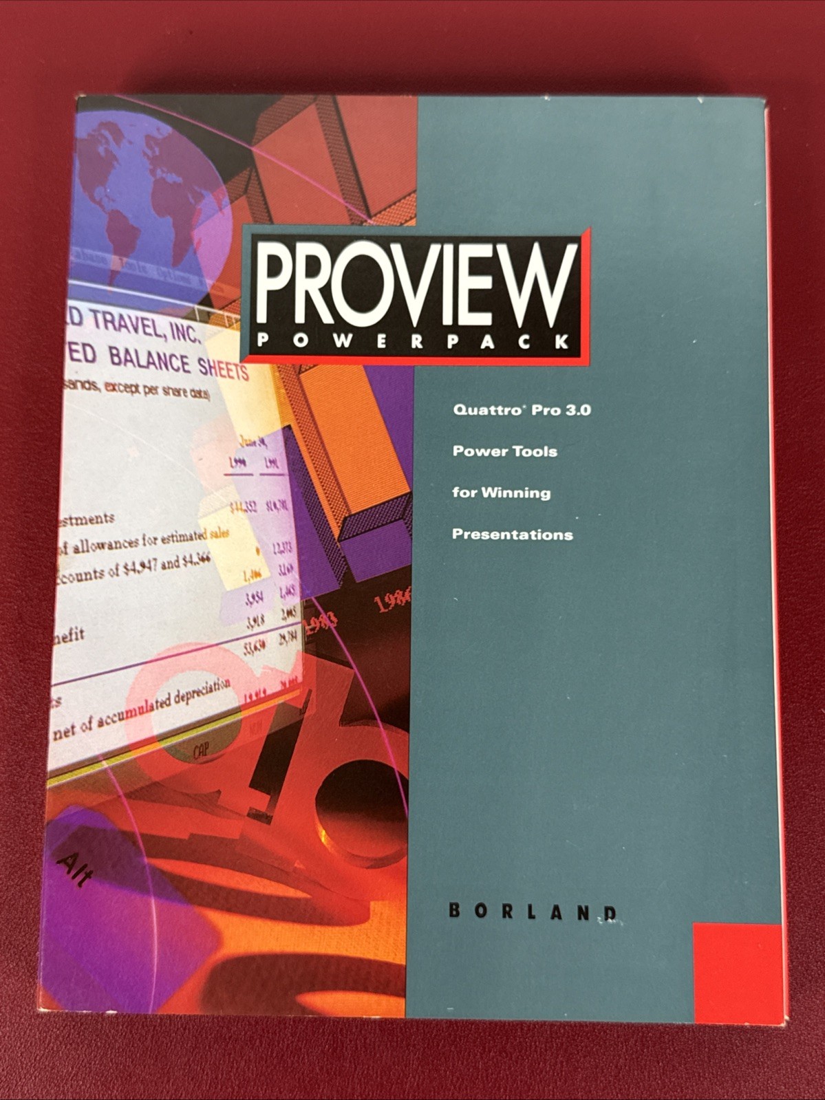 Borland Quattro Proview 3.0 Powerpack 3.5" Floppy Disk
