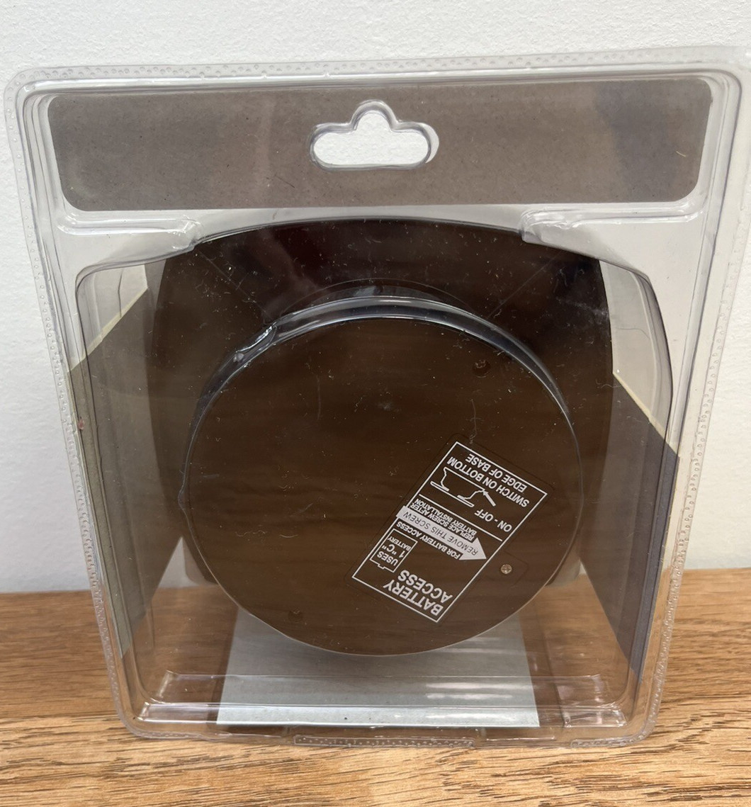 Motorized Rotating Mirrored Display Stand 5.5" Square NEW in Package
