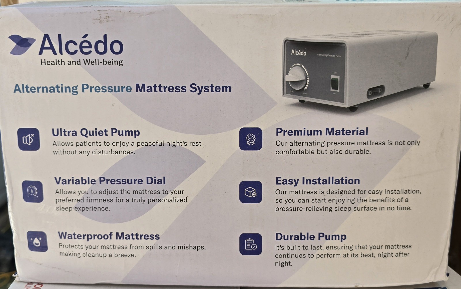 Alcedo Alternating Pressure Mattress System AAPS-TT-0301 Model MPN AAPS-TT-0301