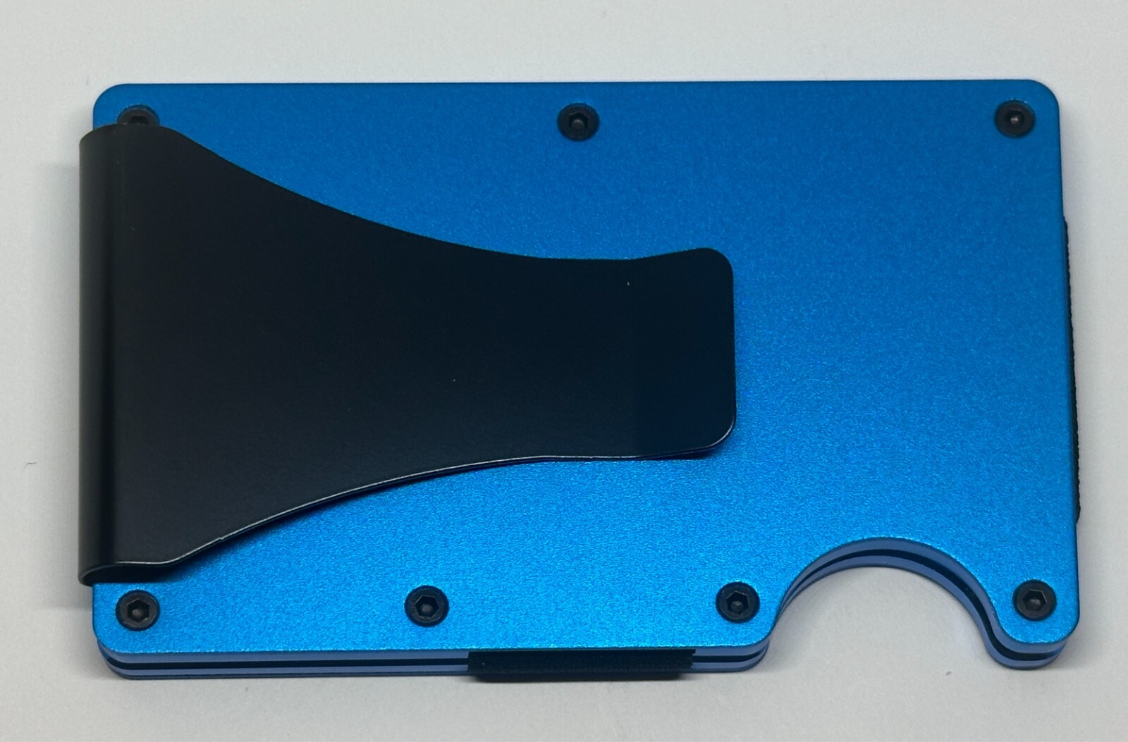 Elastic Band - Thin Metal RFID Blocking Minimalist Slim Wallet -Ridge Compatible