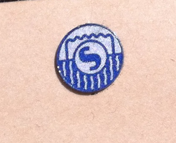 SHURE Super 55 Microphone, Single Replacement Logo Decal - Shure Part # 39A13A