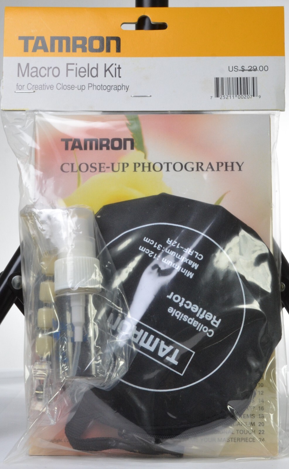 New and sealed Tamron Macro Field Kits for close-up photography, new old stock