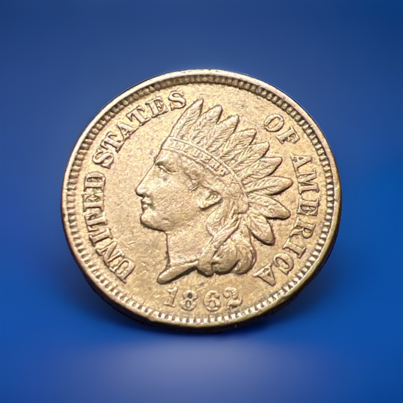 1862 Indian Cent ~ AU Condition