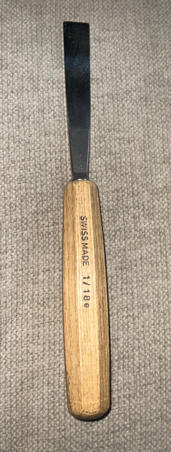 PFEIL "Swiss Made" 1/18e 18mm # 1 Sweep Straight Chisel - See Pics
