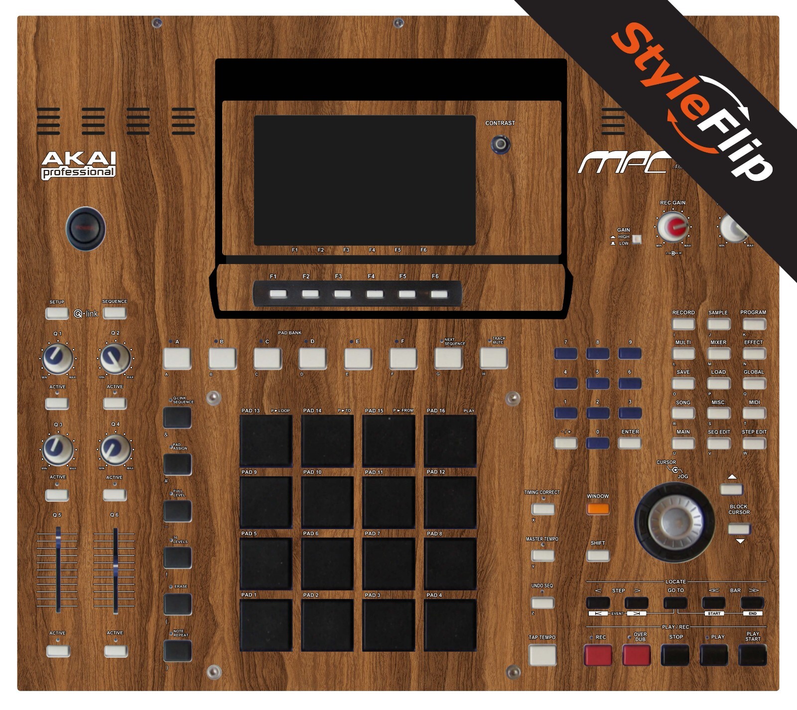 Akai MPC 4000 Skin | Wood #2 | Protective Decal | StyleFlip Skins