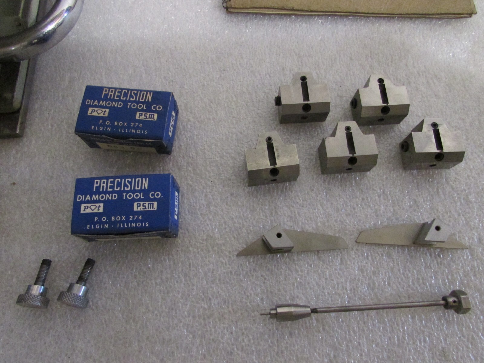 Pratt & Whitney Diaform Surface Grinding Wheel Forming Attachment with Tooling
