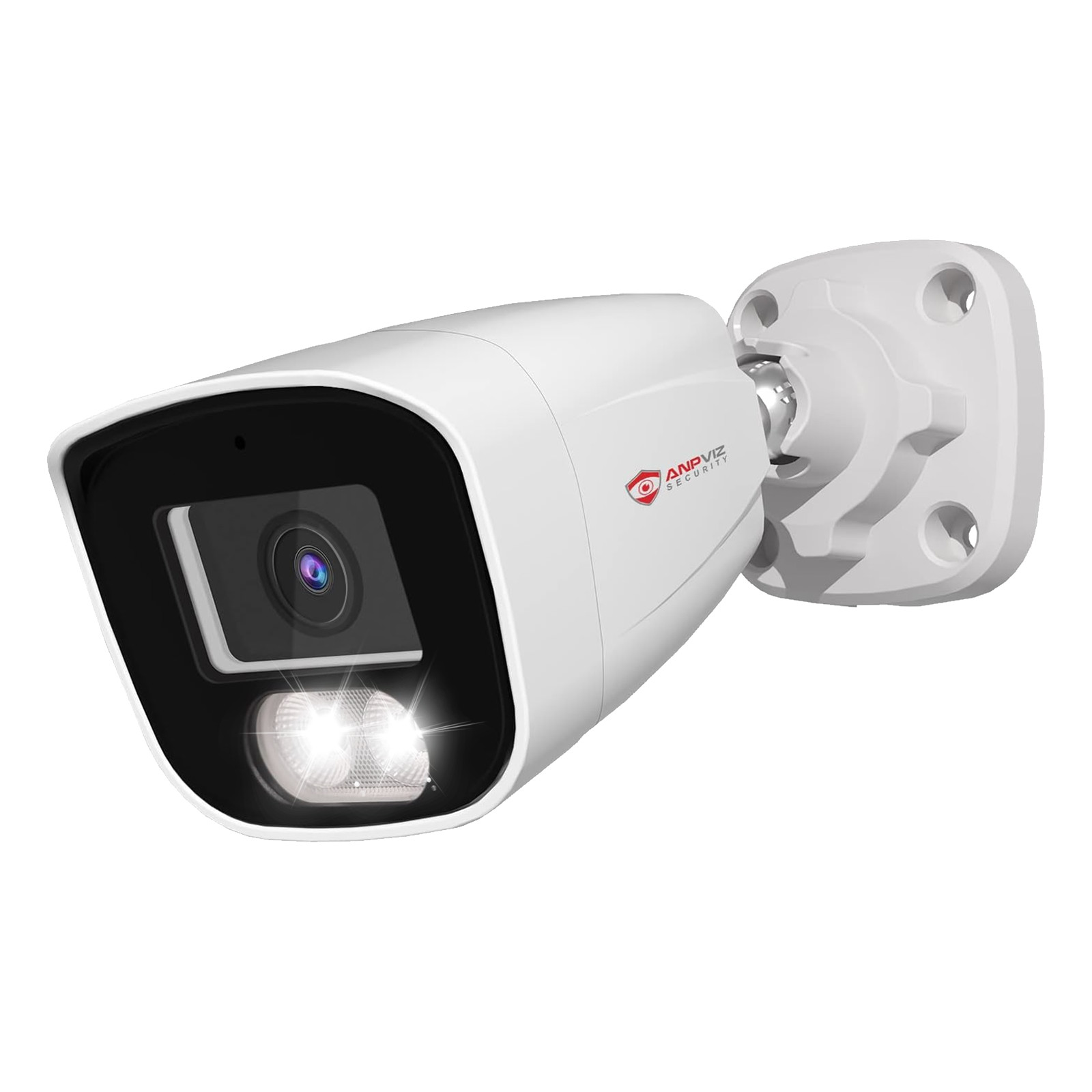 Anpviz 4MP PoE IP Bullet Camera w/Mic Audio 2.8mm 108° Smart Night Vision Onvif