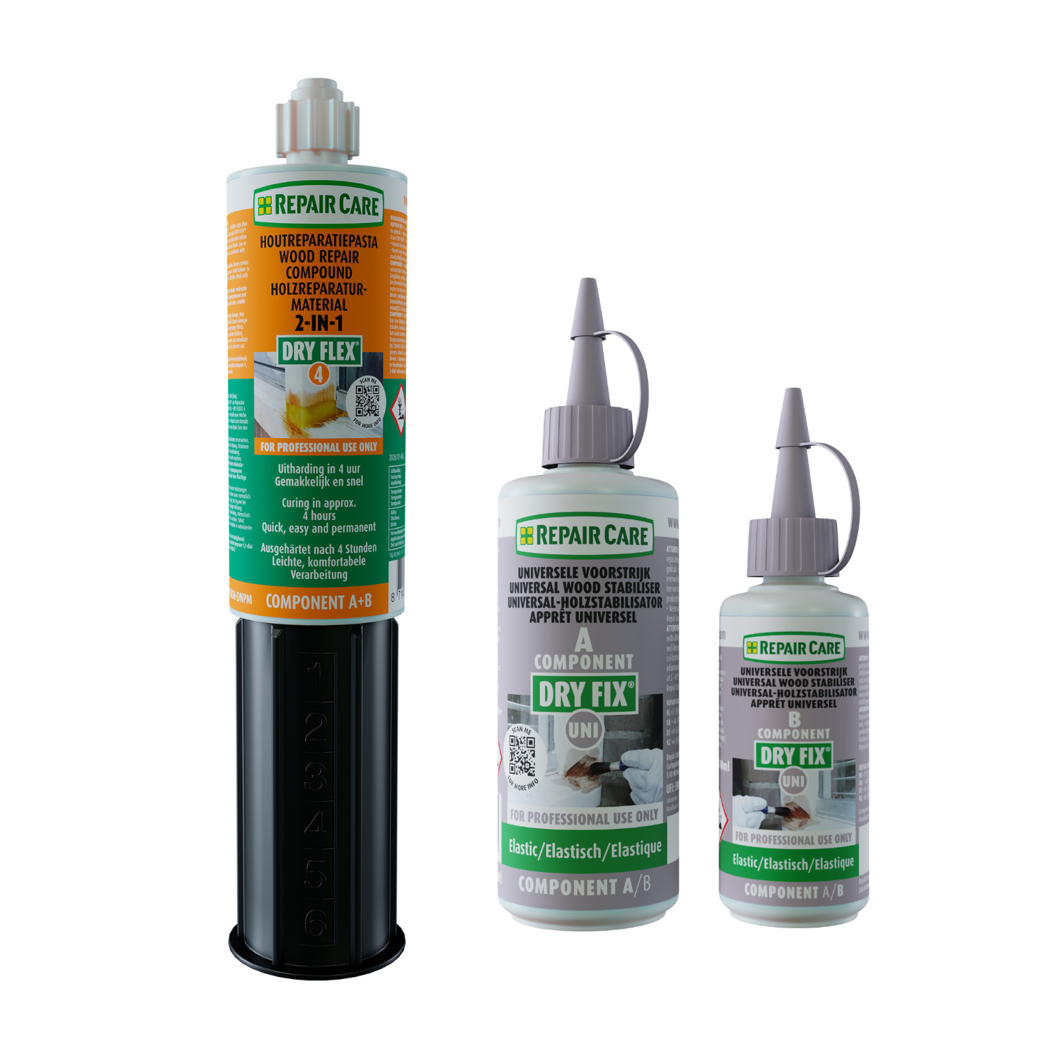 Repair Care - DRY FLEX 4 2-in-1 + DRY FIX® UNI Small - Set A + B - Combo Set
