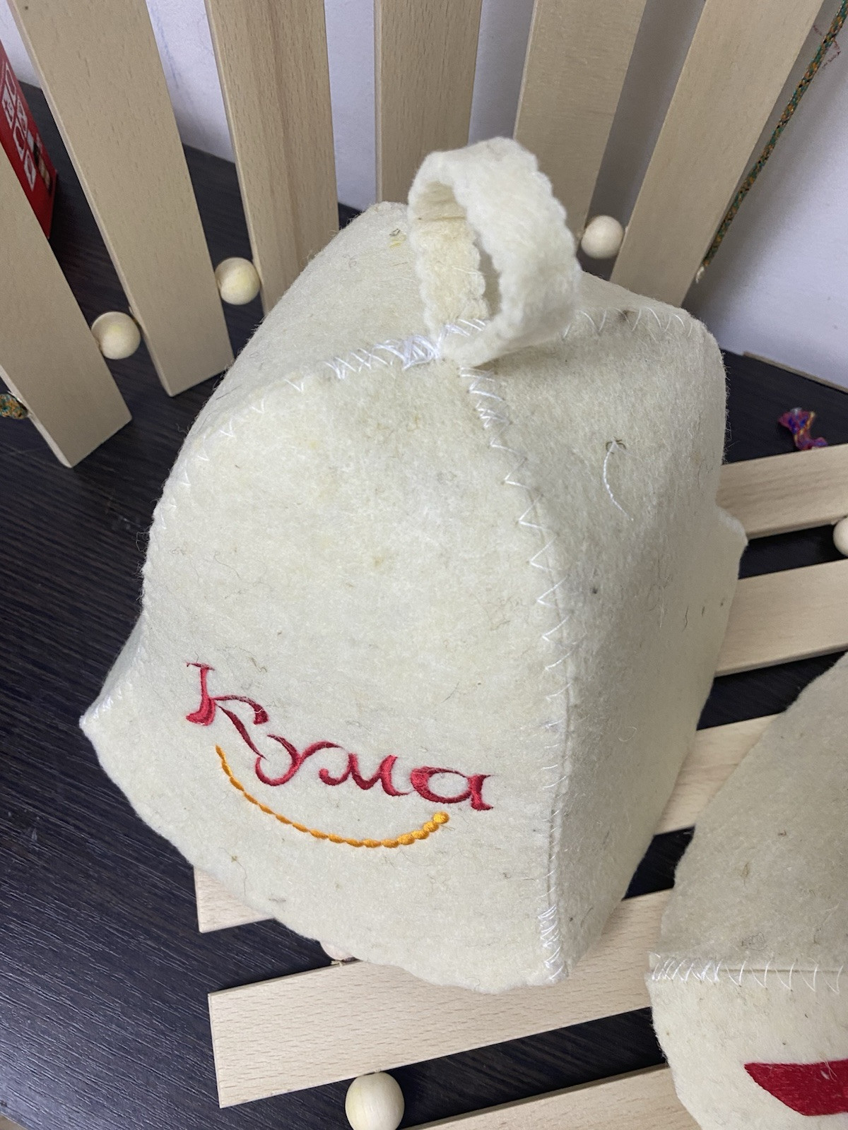 Set 2 Banya Hat Russian Sauna hat Wool Felt Sauna Hat Wool Sauna Hat