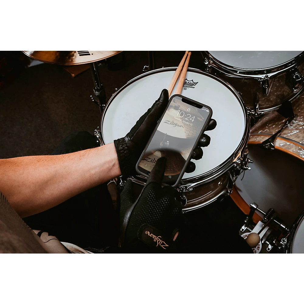 Zildjian Touchscreen Drummers Gloves Extra Large Black