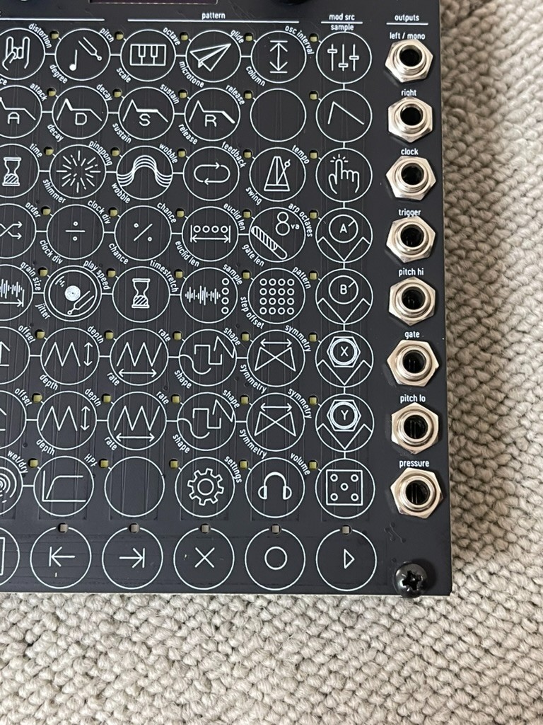 Plinky Synth Polyphonic Touch Synthesizer Eurorack Modular Tested & Working Used
