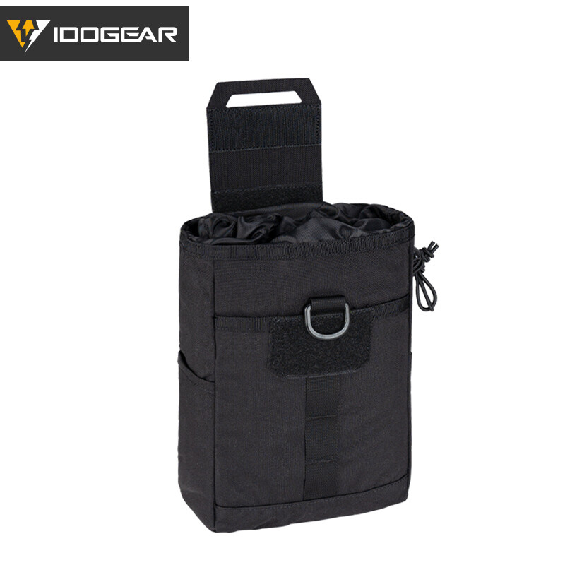 IDOGEAR Tactical Foldable Recycling Bag Dump Pouch MOLLE Drop Pouch Military MC