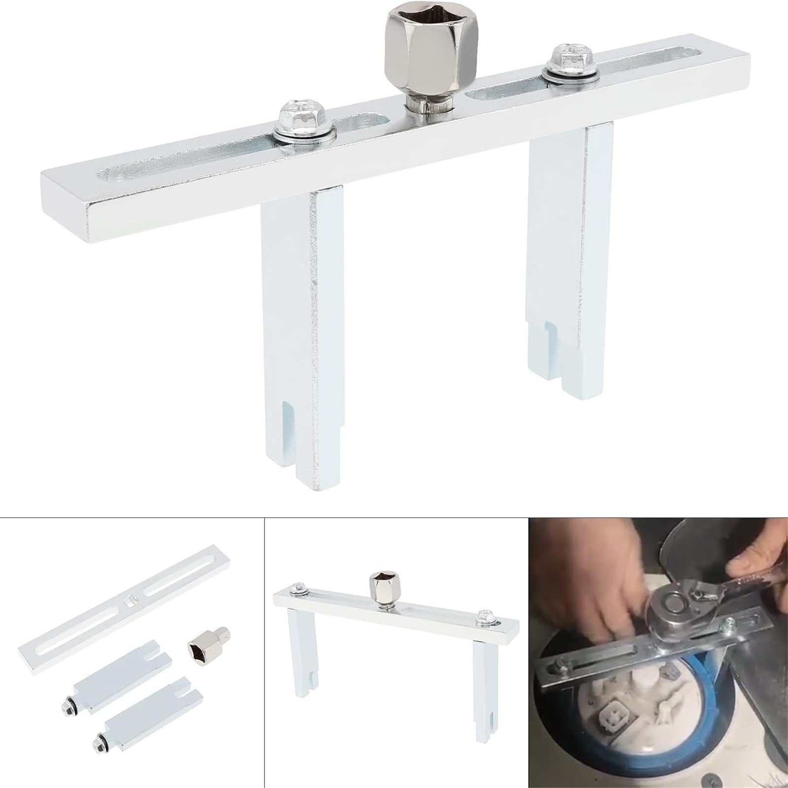 Universal NEW Fuel Pump Removal Tools Adjustable, with 3/8" to 1/2"