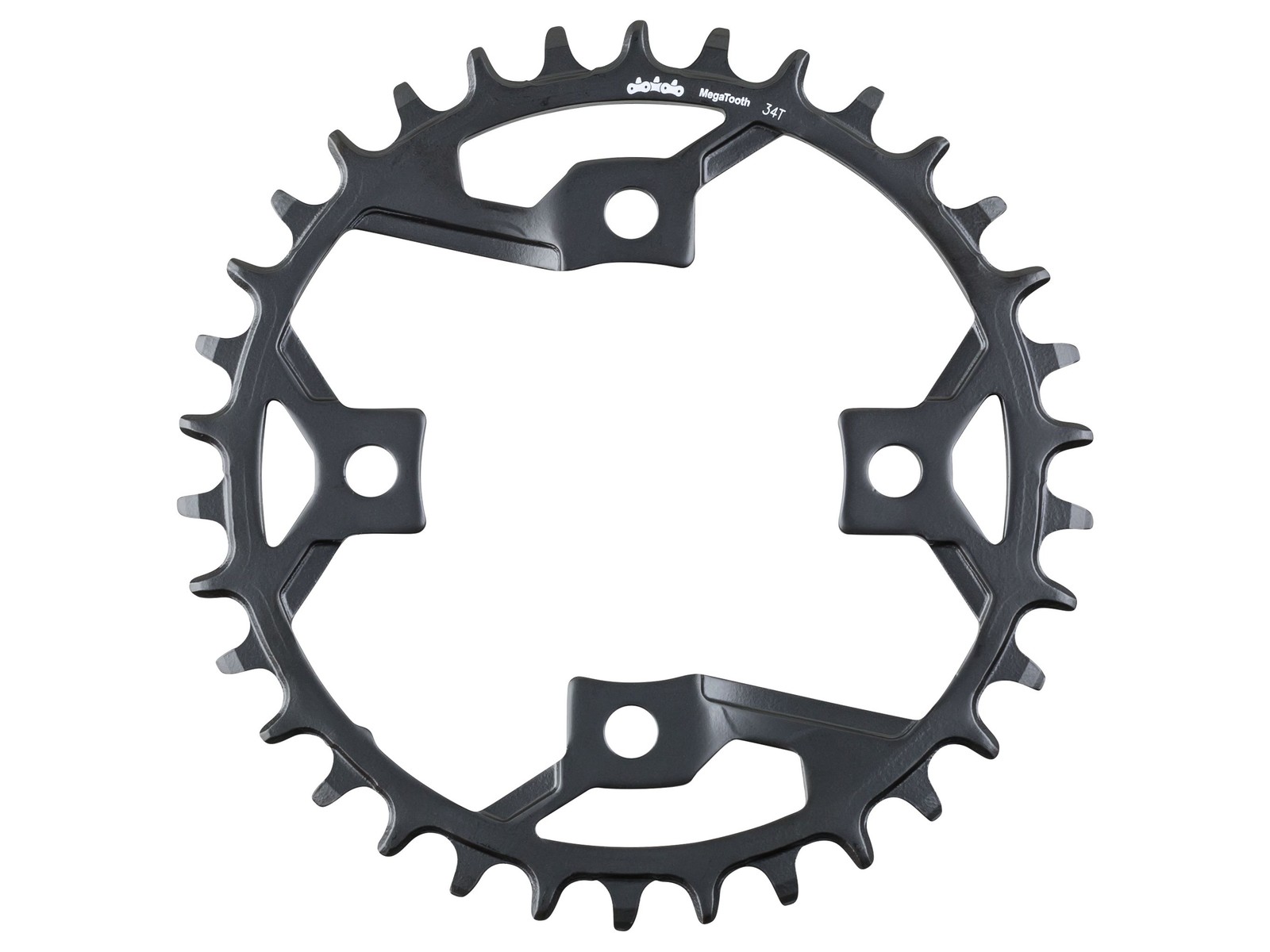 FSA Gamma Pro Megatooth Replacement Chainring 34t, 82mm Black