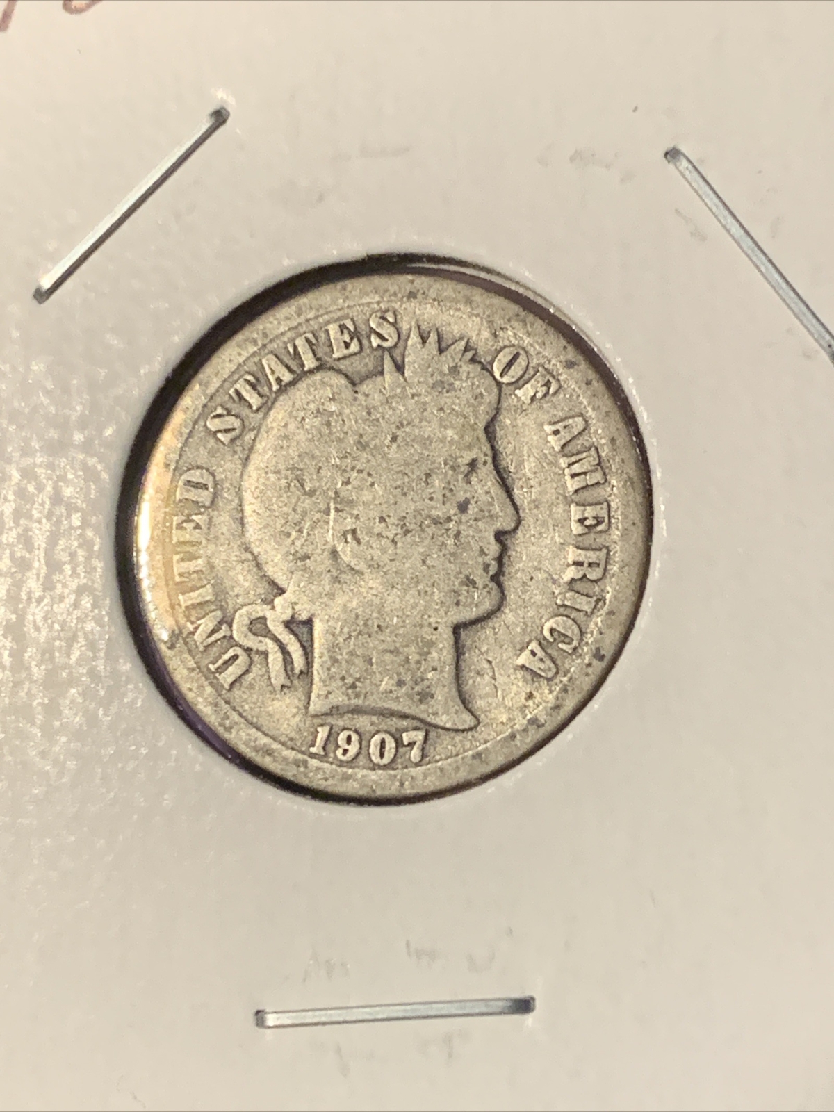 1907-O Barber Dime-Semi Key Better Date
