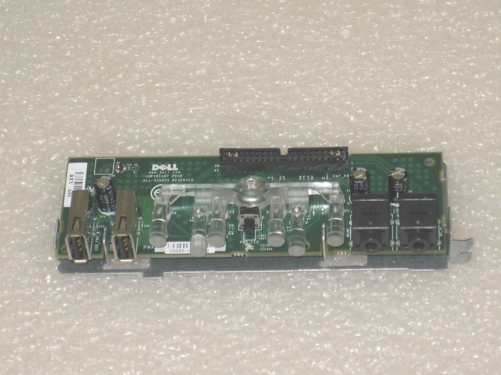NEW Dell Optiplex 740 745 Front I/O USB Audio Control Panel Board 01 TJ853 CG250