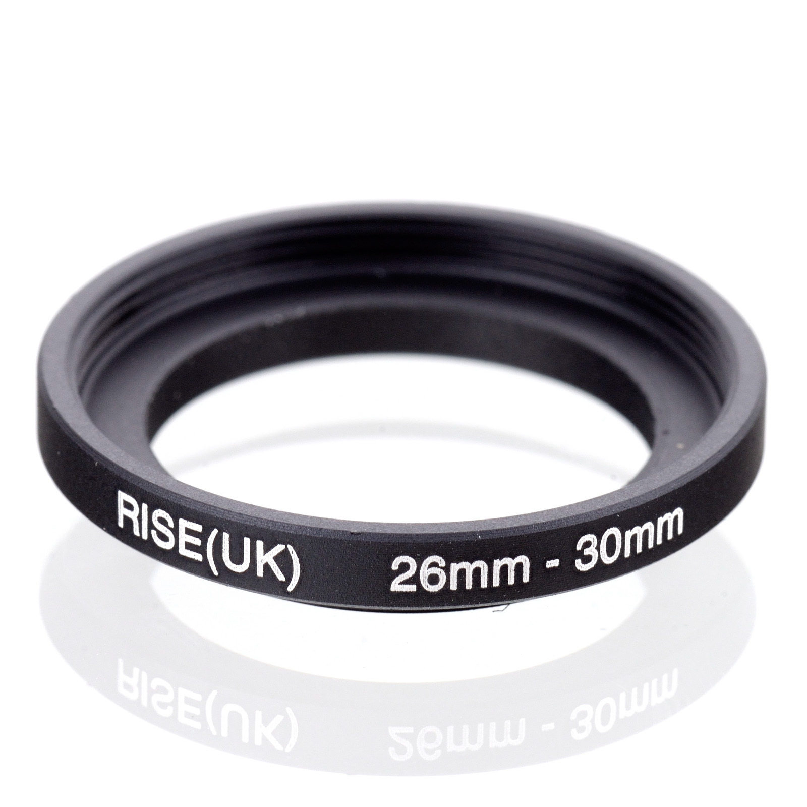 26mm to 30mm 26-30mm26mm-30mm Stepping-up Step Up Filter Ring Adapter black