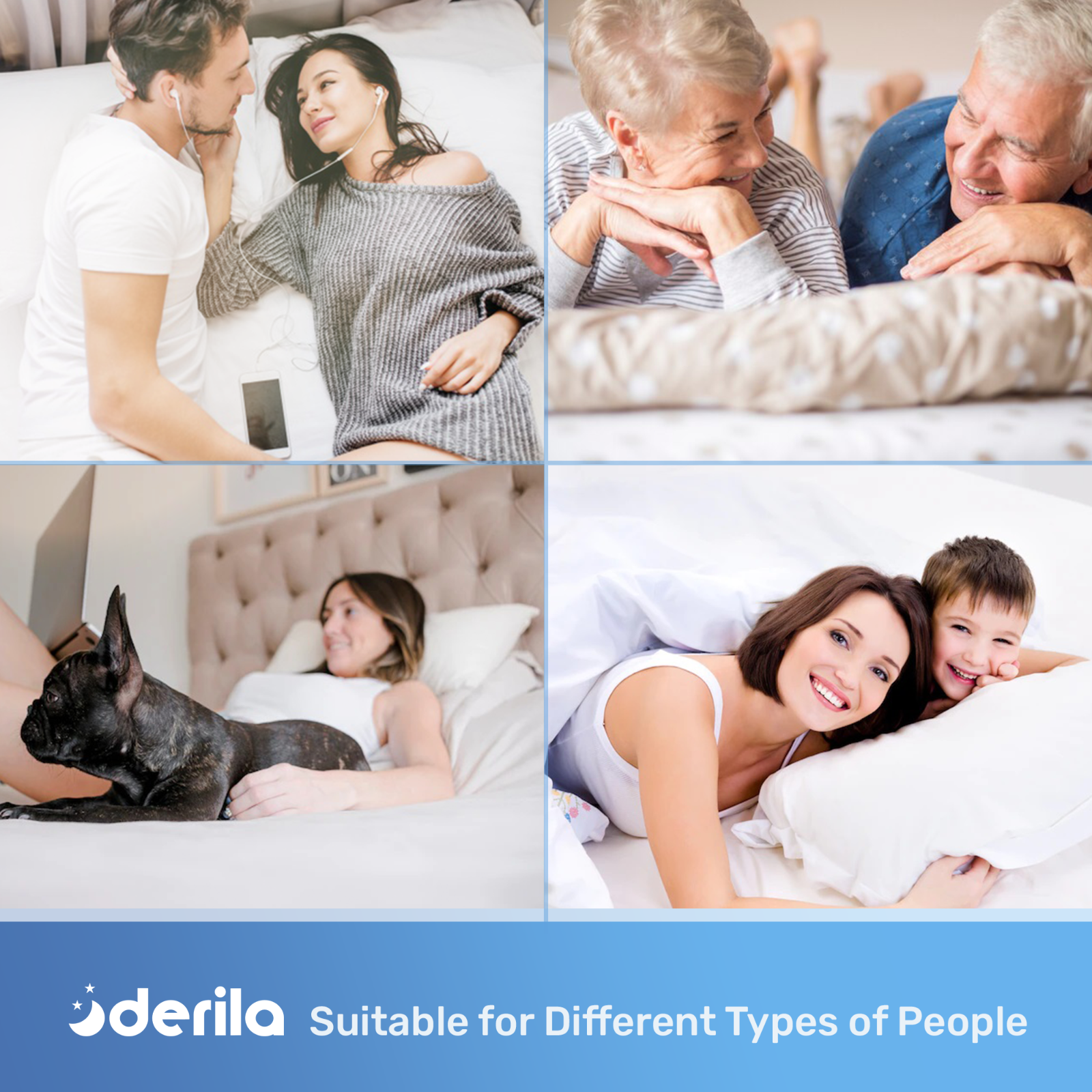 Derila® Cooling Pillowcase. Optimal Temperature Control for Perfect Sleep