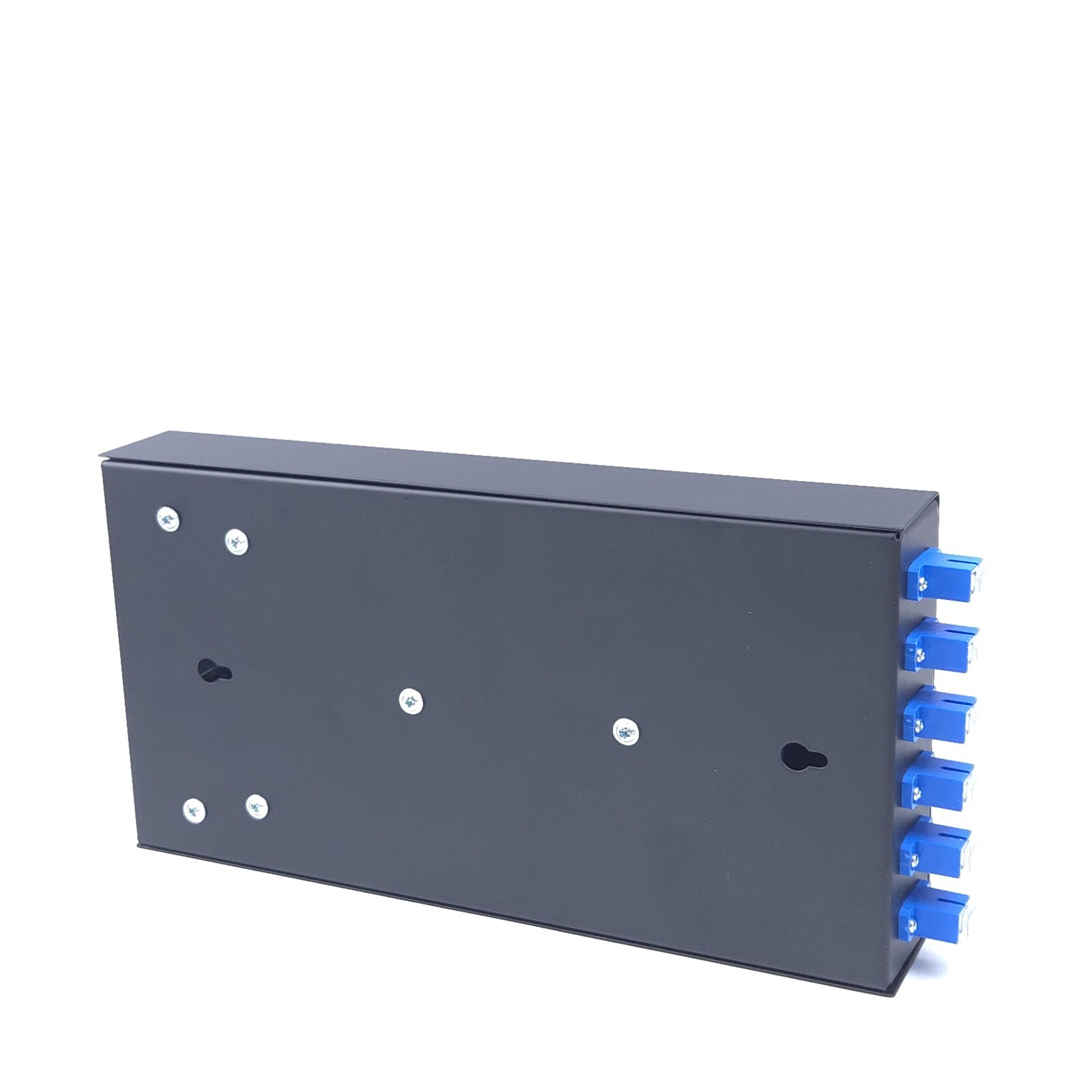SC SM 6Port Box +Cables Wall Mount Fiber Enclosure Splicing Module, Loaded