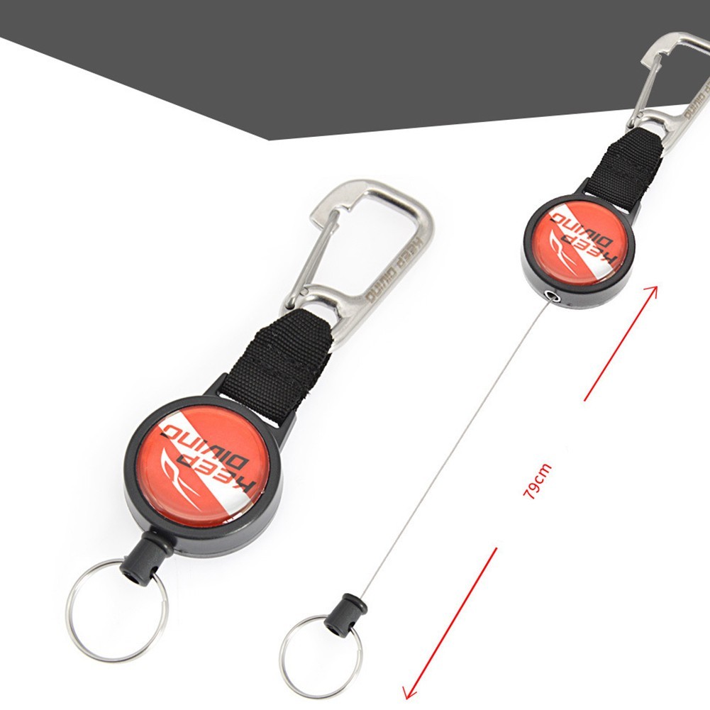 Key Chain Strap Adjustable Diving Telescopic for miss Rope