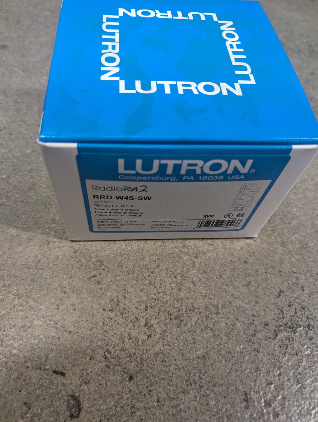 Lutron RadioRA2 RRD-W4S-SW Wireless 4-Scene Switch