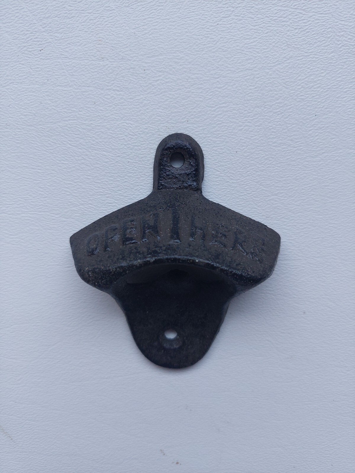 Classic Wall Mounted Bottle Opener OPEN HERE made to look Vintage