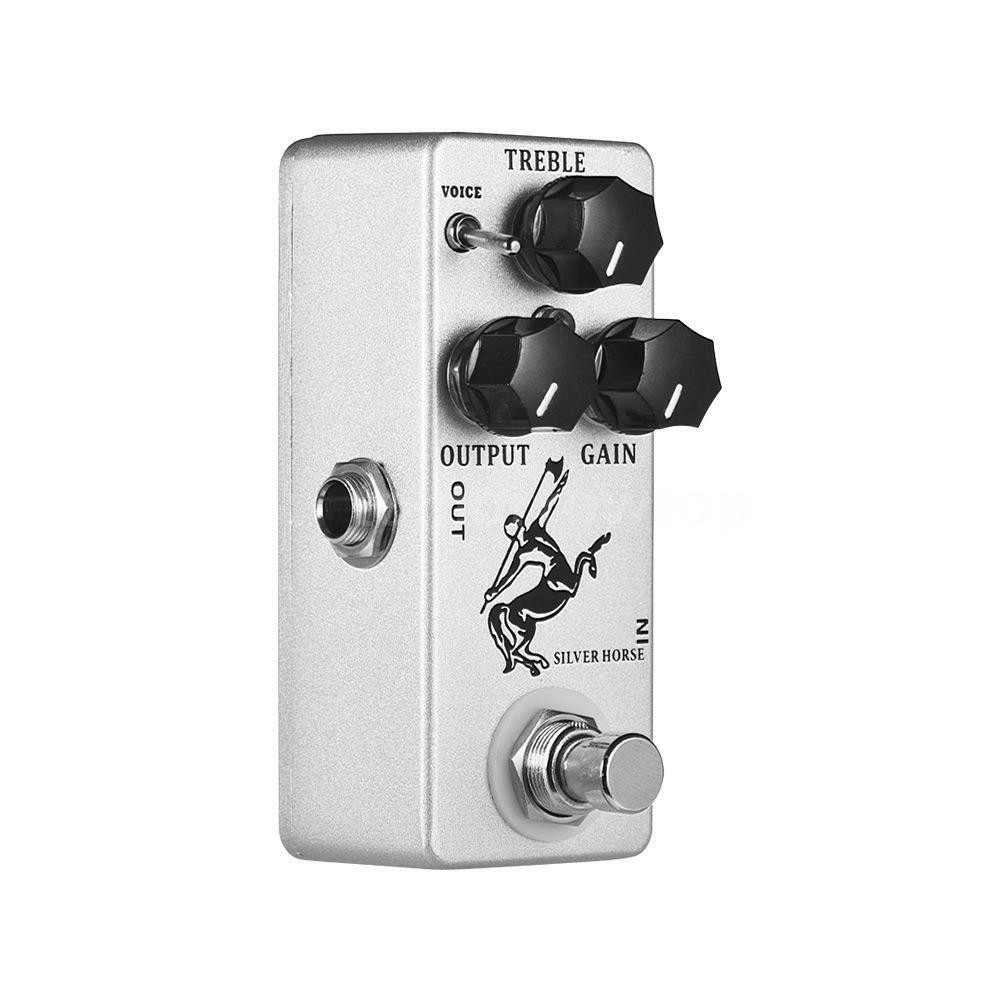 MOSKY Overdrive Boost Guitar Effect Pedal Treble Output Gain Knob Normal/Soft US