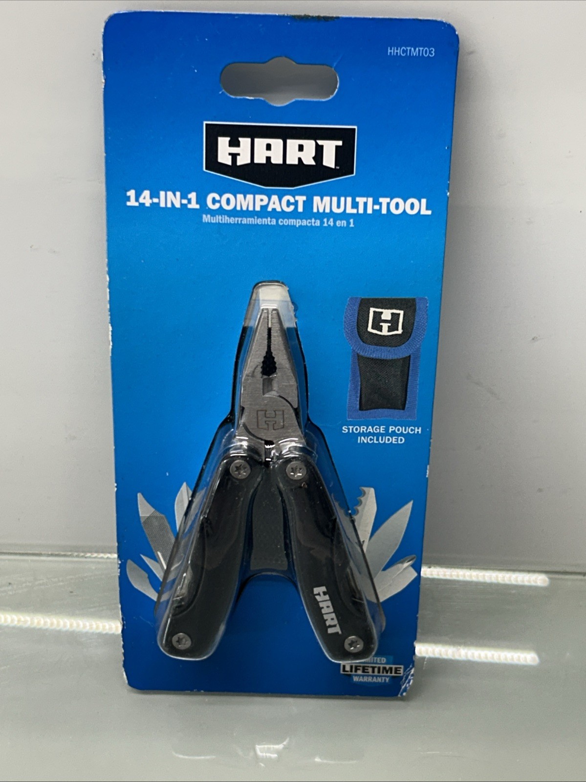 HART 14 IN 1 COMPACT MULTI WORK TOOL WITH CARRYING POUCH New Mini Size