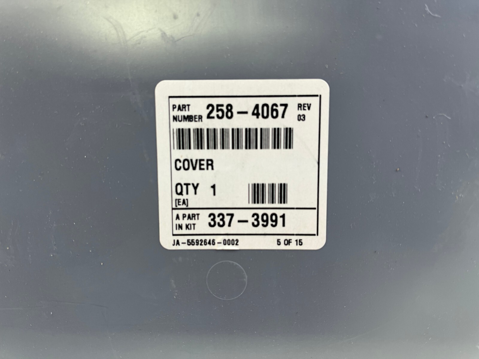 2584067 CAT COVER 258-4067
