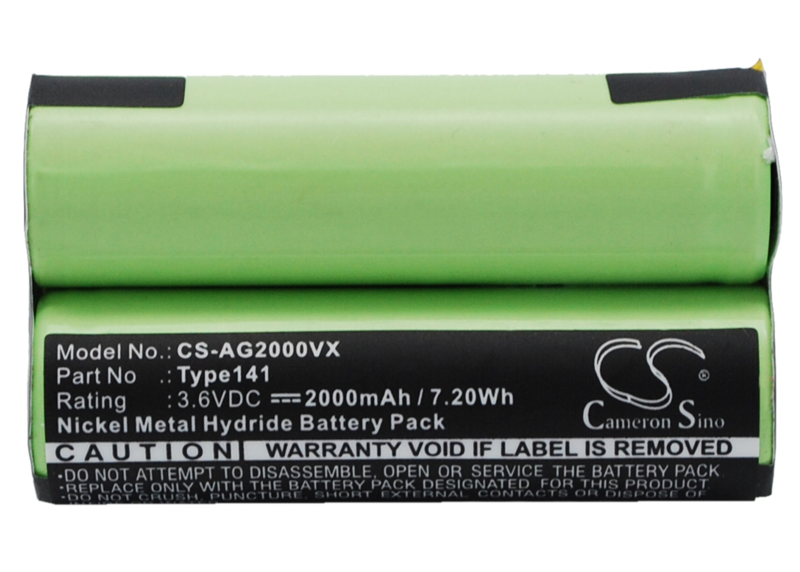 2000mAh / 7.20Wh Battery for AEG FM 36,Junior 2.0 P/N: Type141