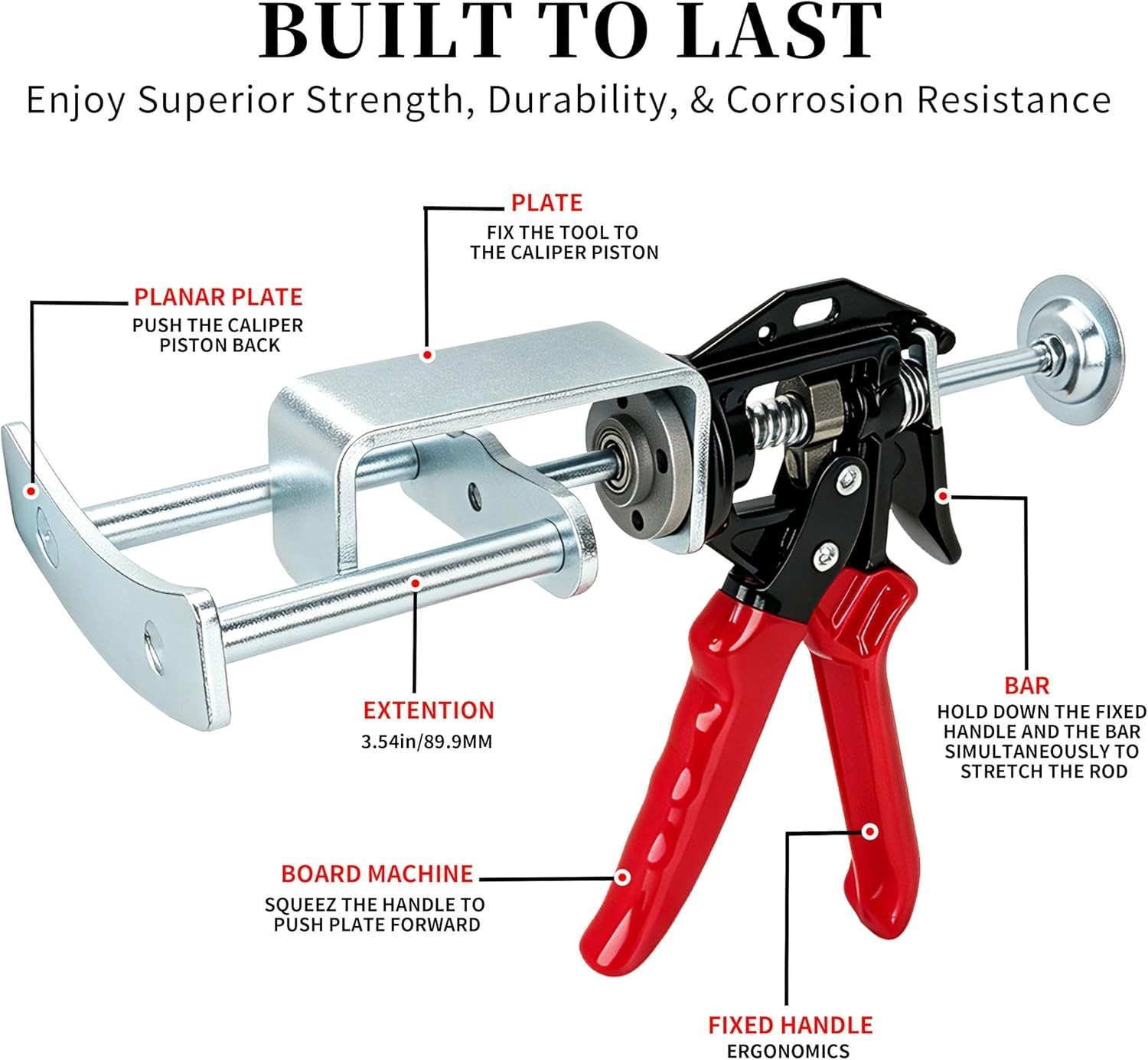 Dual Piston Compressor Tool for Brake Pad Replacement | Dual Piston Tool with...