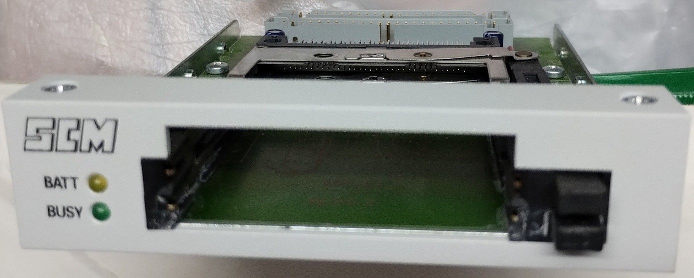 PCMCIA Card Reader/Writer 3.5" Slot, BOTOOM-16, PCDR2, SCM GmbH, manufactured 1994