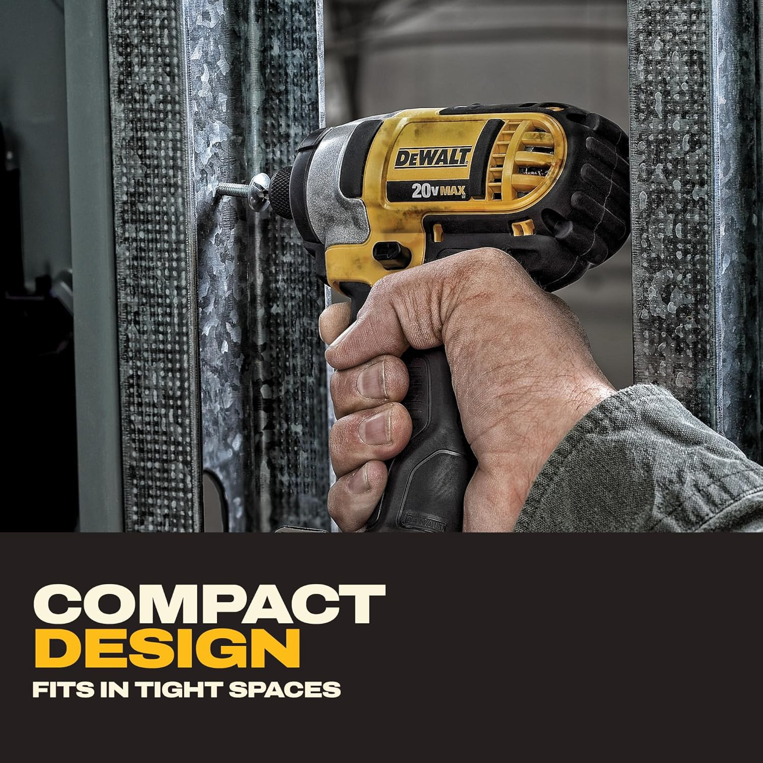 20V MAX Cordless Drill and Impact Driver, Power Tool Combo Kit , Includes 2 Batt