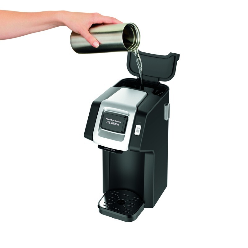 Hamilton Beach FlexBrew Single-Serve Coffee Maker Black & Silver
