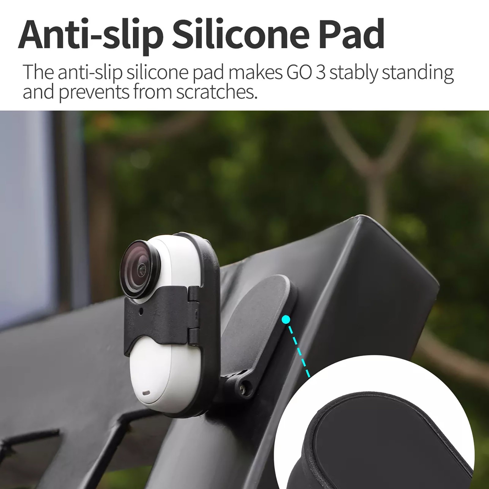 For Insta360 GO 3 Camera Magnetic Neck Mount Lanyard Quick Release Adapter