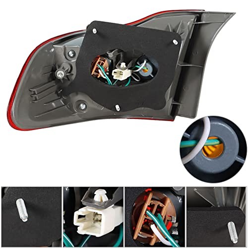Outer Body Tail Light Assembly Replacement for Corolla OE-Style 2009-2010,
