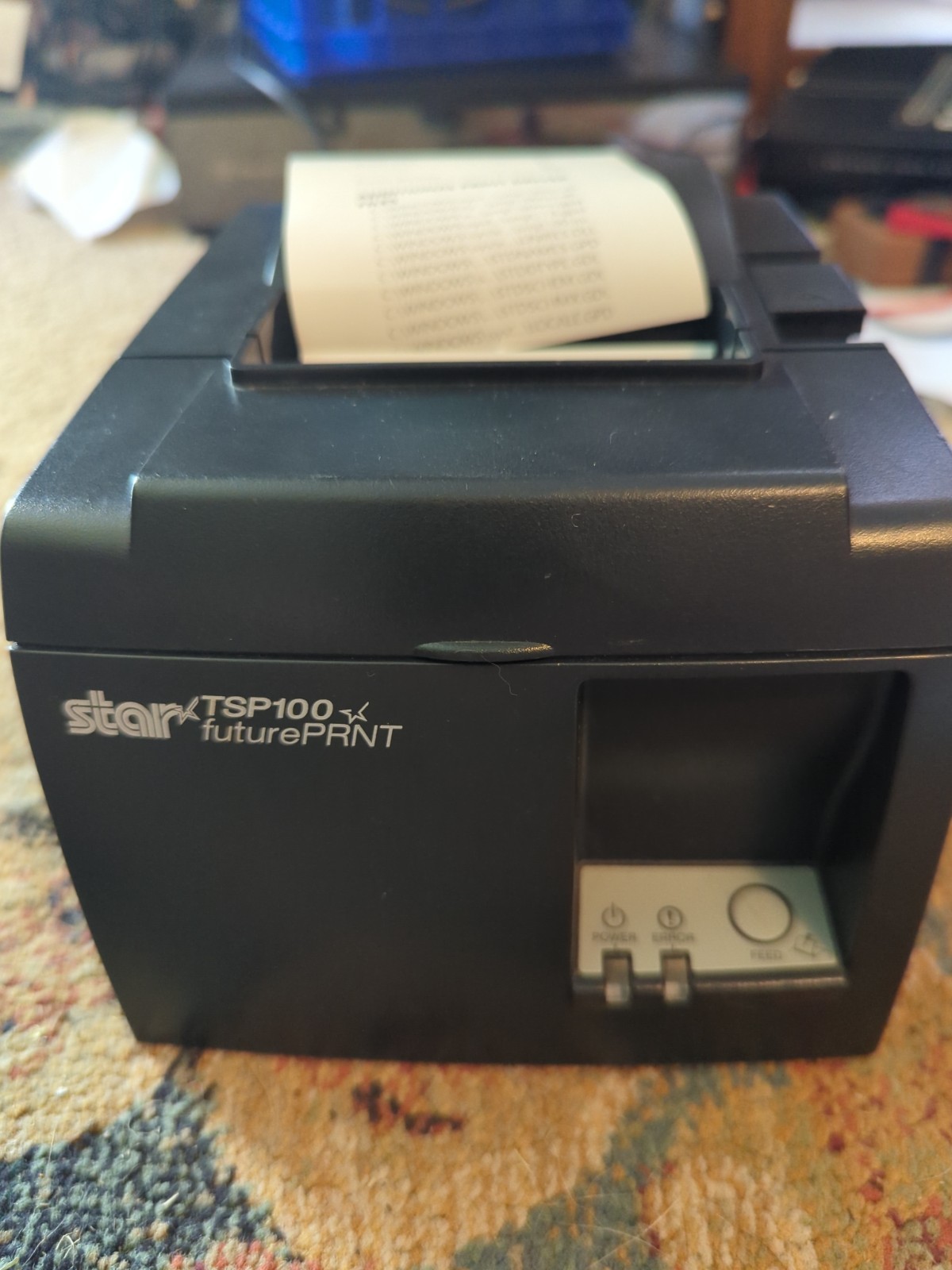 Star Micronics TSP100 FuturePRNT Thermal Receipt Printer POS w/  cables TSP143