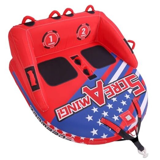 Towable Tubes for Boating 2-3 Extra Large 1-2 Persons / 2years warranty