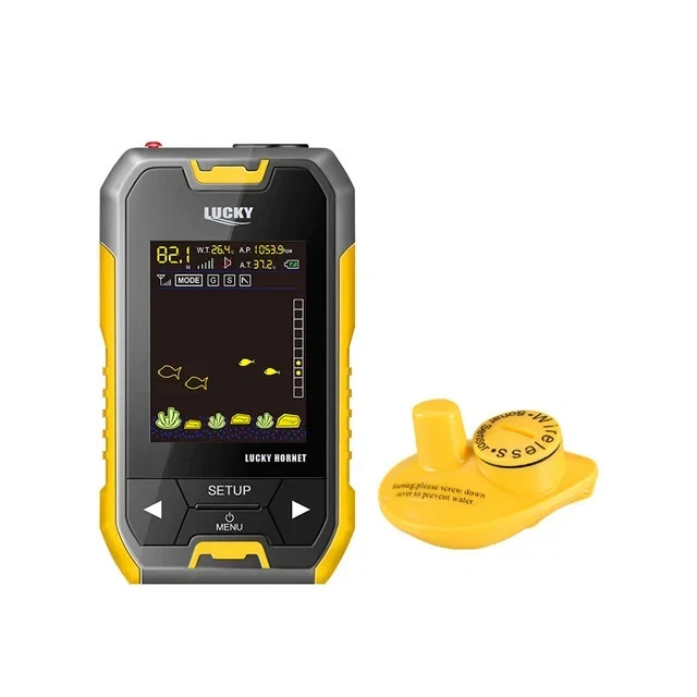 Fish Finder, Colour, 150m Range, Portable Device, Fish, Depth detection, Lucky