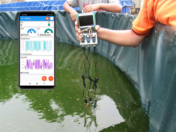 IoT Based Biofloc Monitoring System Using WioTerminal Smart Sensor Smart Home