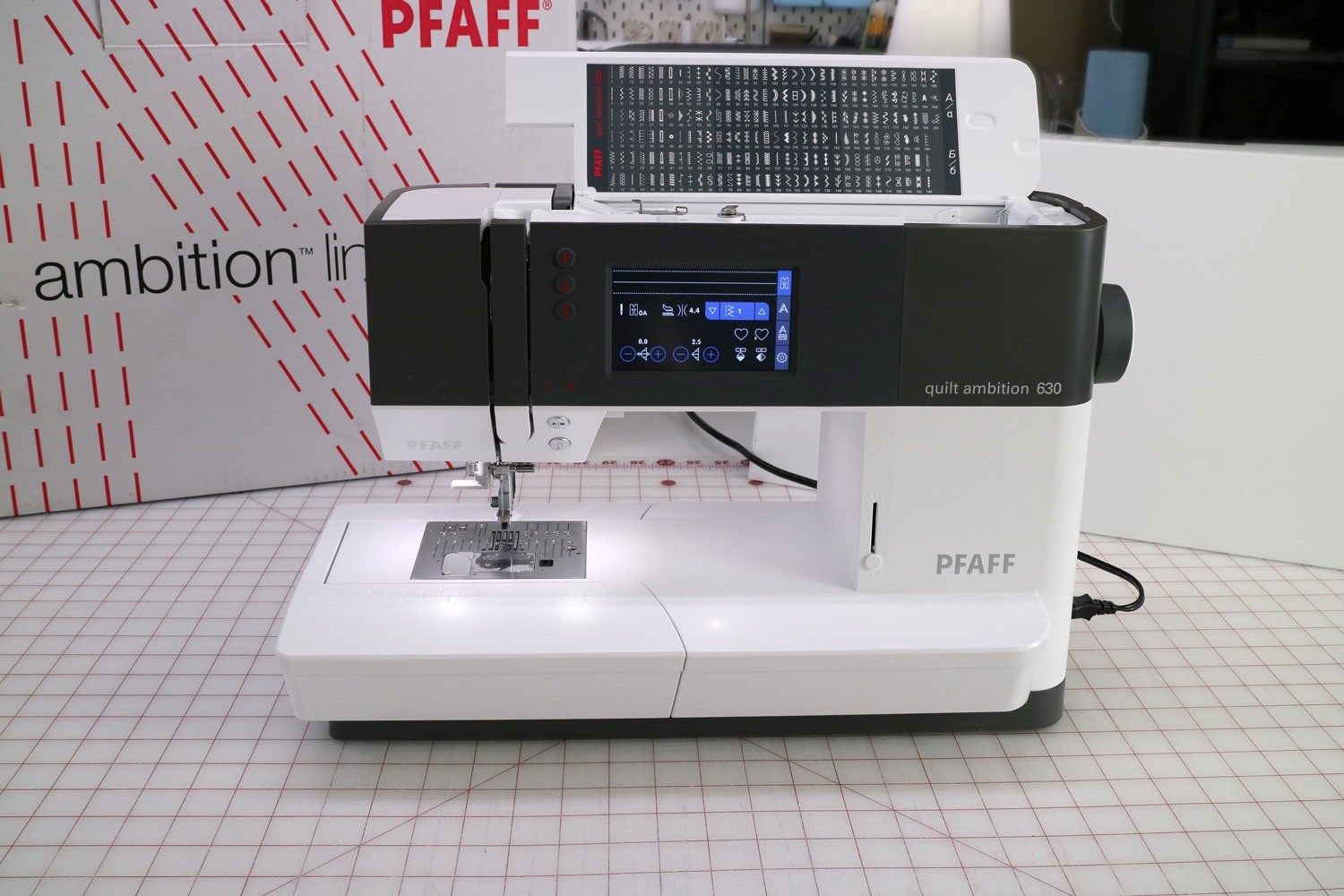 PFAFF Quilt Ambition 630 Sewing Machine IDT System Touchscreen